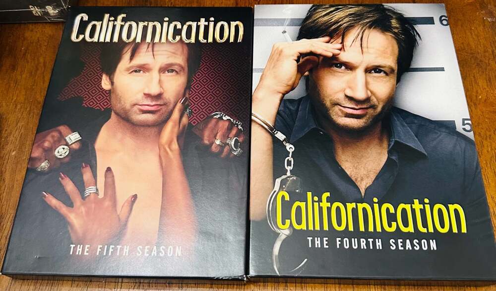Californication The Fourth Season and The Fifth Season DVD Lot